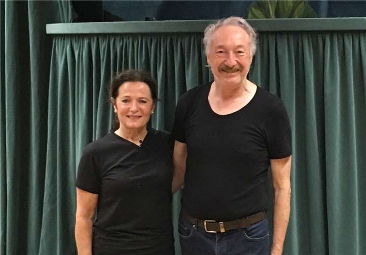 Johanna und Harald Sperlich begeisterten die Kinder. Fotos: privat