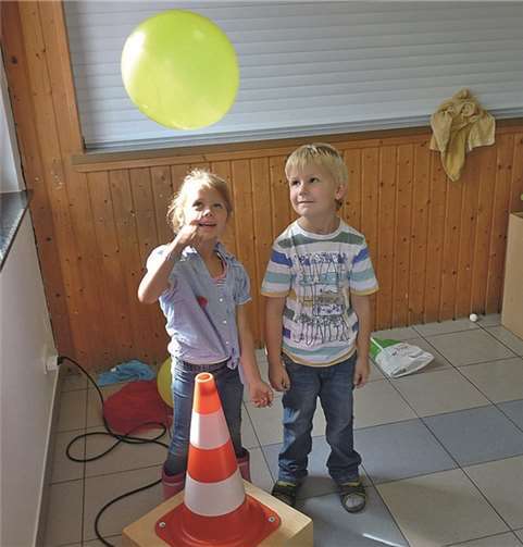 Johanna und Julian haben sehr schnell herausgefunden, wie die Thermik funktioniert.
