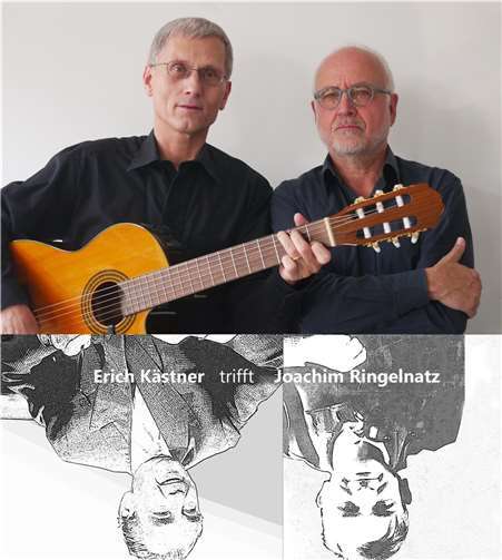 Johannes Göbel und Martin Mock holen eine Begegnung von Joachim Ringelnatz und Erich Kästner nach. Foto: privat