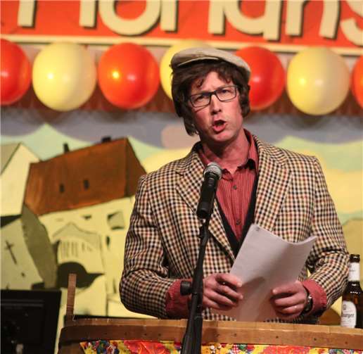 Johannes Heinrichs überzeugt in der Bütt.