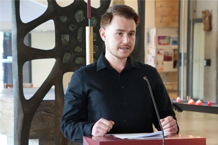 Johannes Szymanski, Heilerziehungspfleger aus dem Caritas-Haus Eulenhorst organisierte die Veranstaltung als Abschlussprojekt seiner Ausbildung.