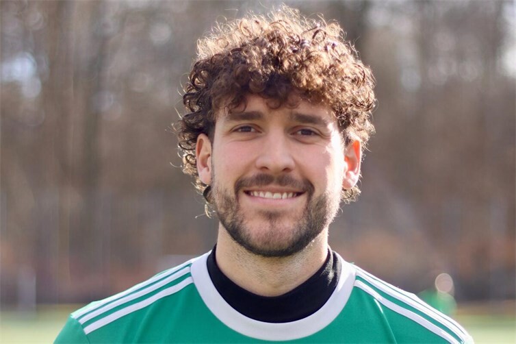 Johannes Theisen markierte das 4:0 nach einer Ecke