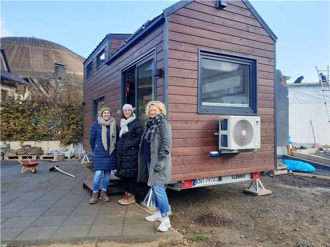 Johanniter Tiny Haus inmitten gewachsener Nachbarschaftsstrukturen in Dernau. Foto: privat