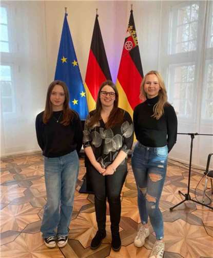 Jolie Frensch, Christina Berger und Leni Vosen. Foto: Natanja Neitzert