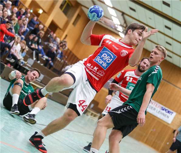 Jonas Kaltenbach setzt zum Wurf an.Foto: privat