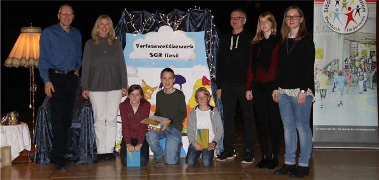 Jonas Kornmaier (M.) aus der Klasse 6c belegte den ersten Platz.  Sarah Leßenich