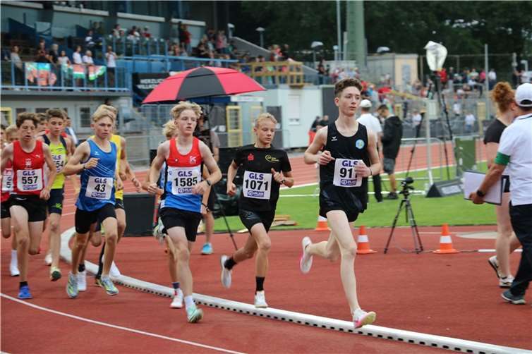 Jonas Löcher bei der Deutschen Leichtathletik Meisterschaft in Koblenz.  Foto: privat