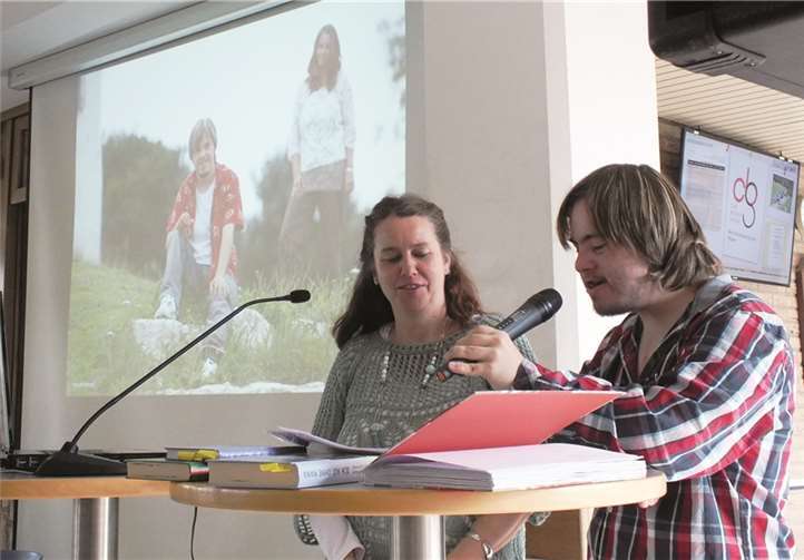 Jonas und Doro Zachmann lasen vor über 120 Zuhörern. privat