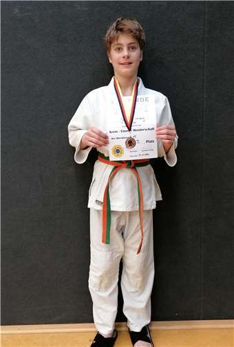 Jonathan Vollberg erhielt die Bronzemedaille.