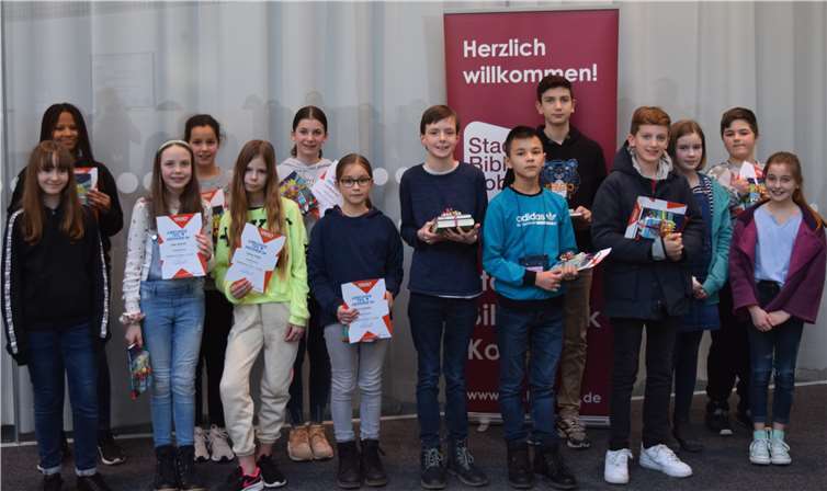 Jonathan Werle setzte sich beimKoblenzer Stadtentscheid des 61. Vorlesewettbewerbes durch. Quelle Stadt Koblenz