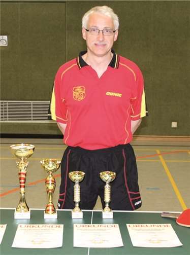 Josef Berens glänzte wieder einmal und erweiterte somit seine beispiellose Pokalsammlung um vier Exemplare. privat