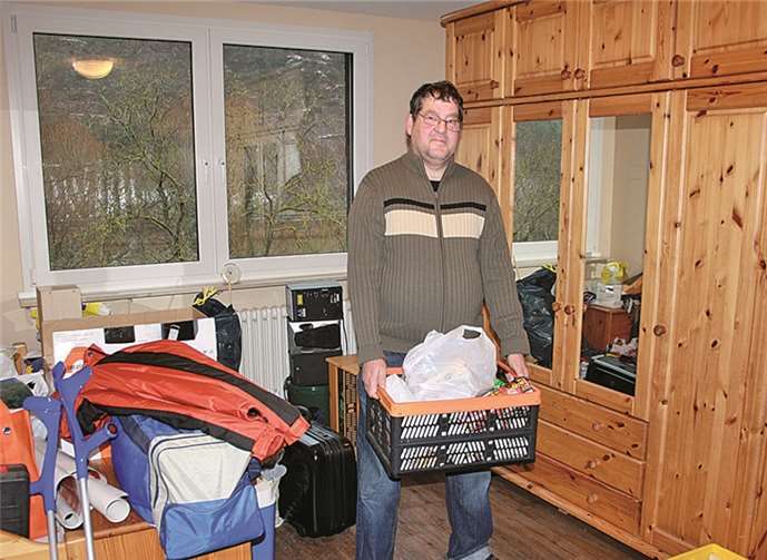 Josef Kraft ist der erste Bewohner, der ins Ärztehaus eingezogen ist.