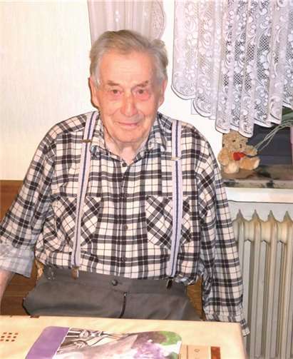Josef Kürsten wurde für 65 Jahre Mitgliedschaft geehrt.