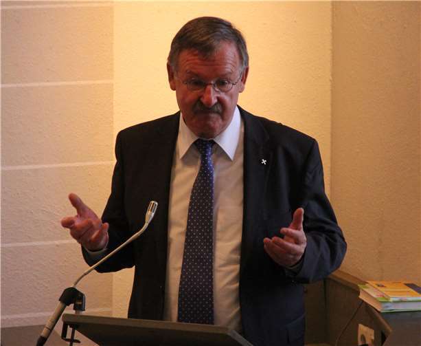 Josef Zolk ging in seiner Rede auf dasWerk von Raiffeisens Tochter Amalia ein.