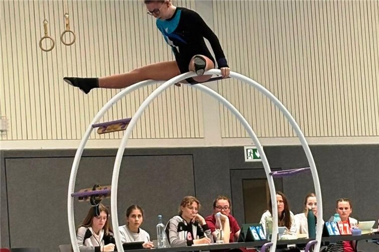 Joy-Celina Böffgen zeigte eine überzeugende Übung und sicherte sich Platz 2.