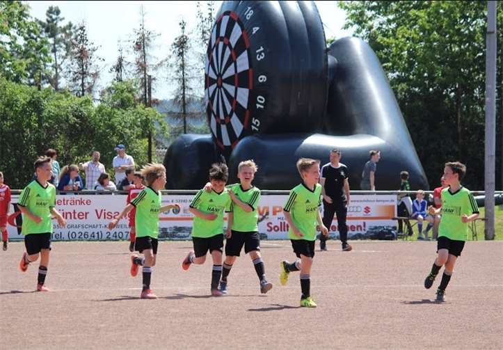 Jubel bei den Bergern nach dem Ausgleich gegen den ABC.Foto: privat