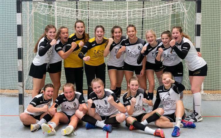 Jubel nach der Schlusssirene: Die rheinland-pfälzischen Talente ab Jahrgang 2004 bezwangen Sachsen-Anhalt deutlich.Quelle: HV Rheinland