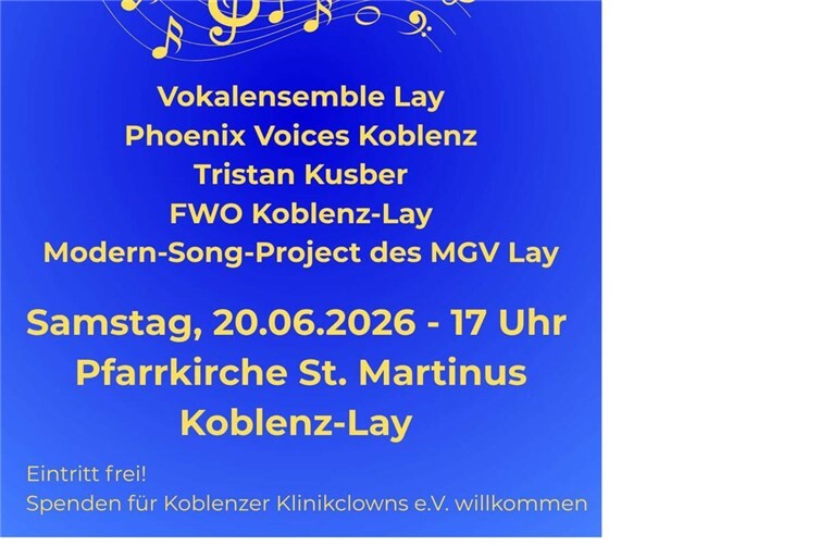 Jubiläumskonzert des MGV Cäcilia Lay e. V.