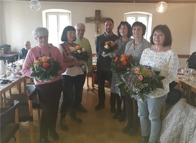 Jubilare wurden für ihre jahrelange Treue zum Chor geehrt. Foto: privat