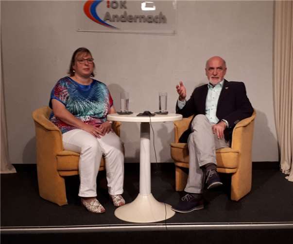 Judith Lehnigk-Emden und Alfred Adams im GesprächFoto: privat