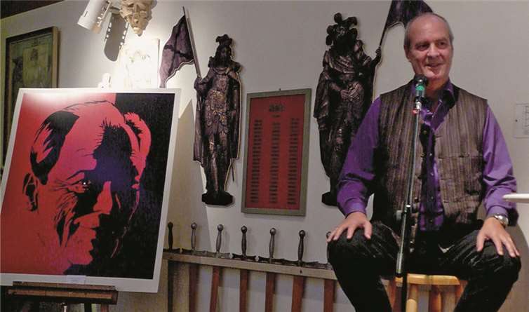 Jürgen Kessler las aus seinem Buch, über eine besondere Freundschaft und eine besondere Begegnung.BSB