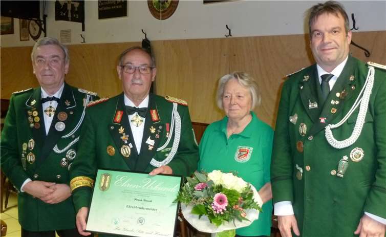 Jürgen Rausch wurde zum Ehrenbrudermeister ernannt.