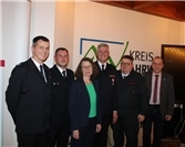 Jürgen Schmitt (3. v.r.) erhielt für seinen langjährigen Dienst als Kreisausbild...