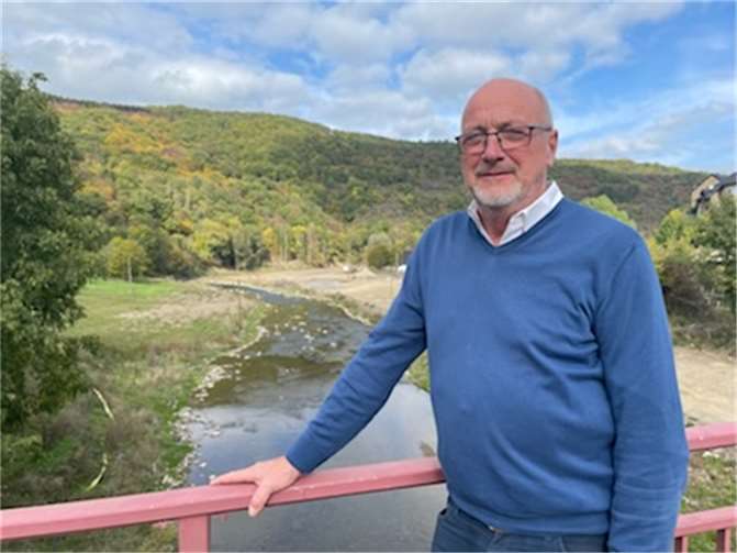 16 Monate nach der Flut tritt teilweise Ernüchterung ein Jürgen Schwarzmann, Ortsbürgermeister von Hönningen. Foto: privat