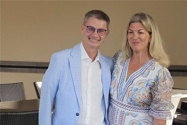 Jürgen Ulrich und Christina Schmitt. Foto: Sylvia Brathuhn