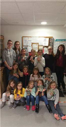 Jugend Rot Kreuz feierte gleichzeitig ihre letzte Gruppenstunde des Jahres 2017. privat