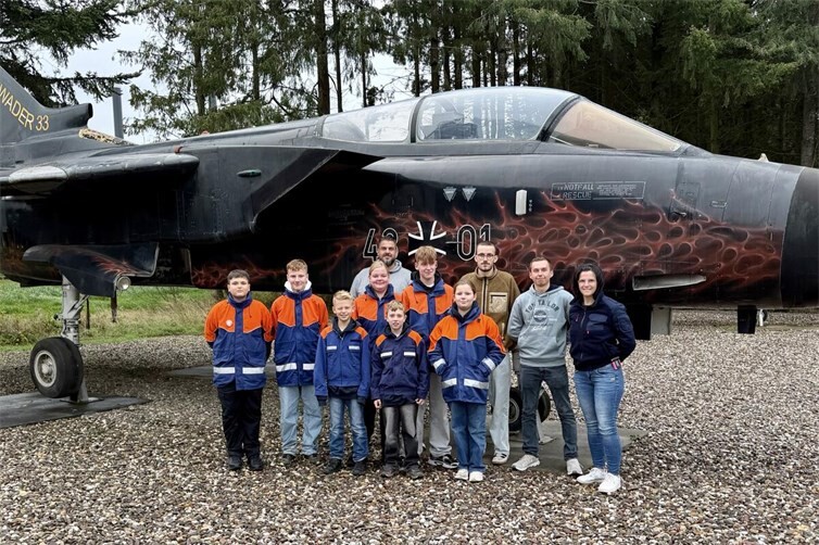 Jugendfeuerwehr Oberwinter zu Besuch beim Taktischen Luftwaffengeschwader 33 Büchel