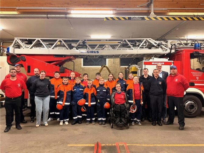 Jugendfeuerwehr der VG Bad Hönningen zieht Bilanz bei der Jahreshauptversammlung  Foto: Helmut Stuntz