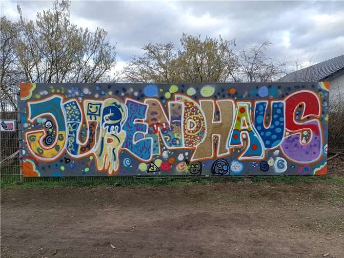 Jugendhaus Villip: Graffiti.  Foto: Gemeinde Wachtberg/hw