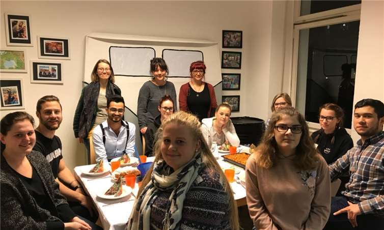 Jugendliche erhielten einen Einblick in die Syrische Küche. Privat