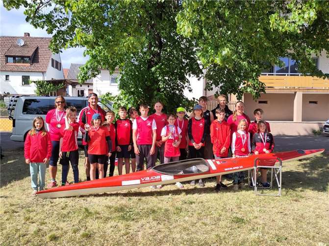 Jugendmannschaft des WSV Koblenz-Metternich in Langenprozelten.  Foto: Katharina Justus/ WSV Koblenz-Metternich