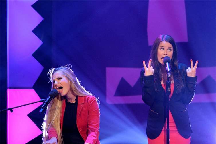 Julia Gámez Martin und Ariane Müller sind „Suchtpotenzial“. privat