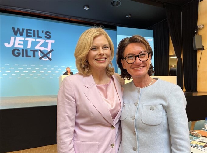Julia Klöckner MdB (l.) und Petra Schneider MdL. Foto: P. Schneider