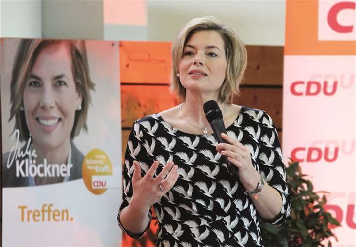 Julia Klöckner eroberte die Herzen ihrer Zuhörer im Sturm.