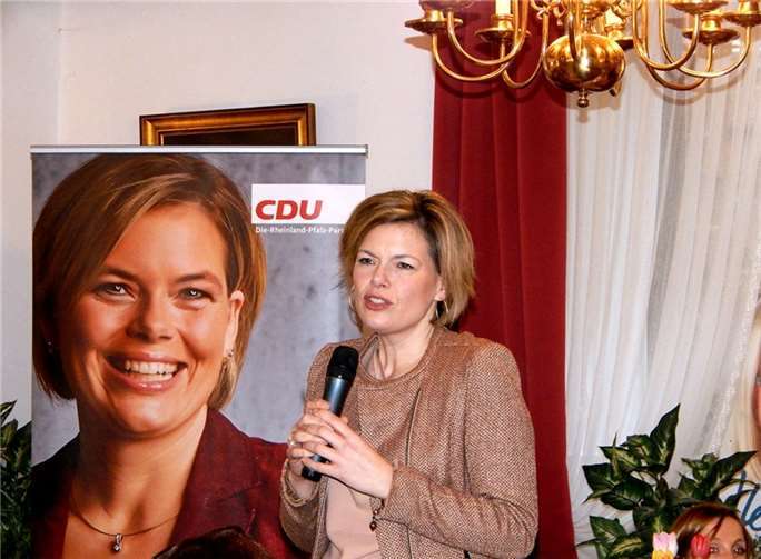 Julia Klöckner stand Rede und Antwort.