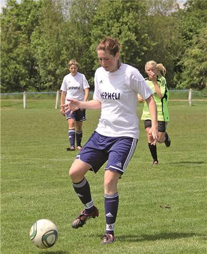 Julia Obliers vom 1. FC Rheinbach machte ihre Sache sehr gut.privat