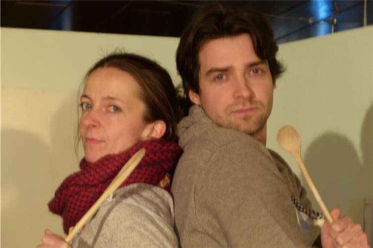 Julia Specht und Dominik Brünnig als Samantha und Tom.privat