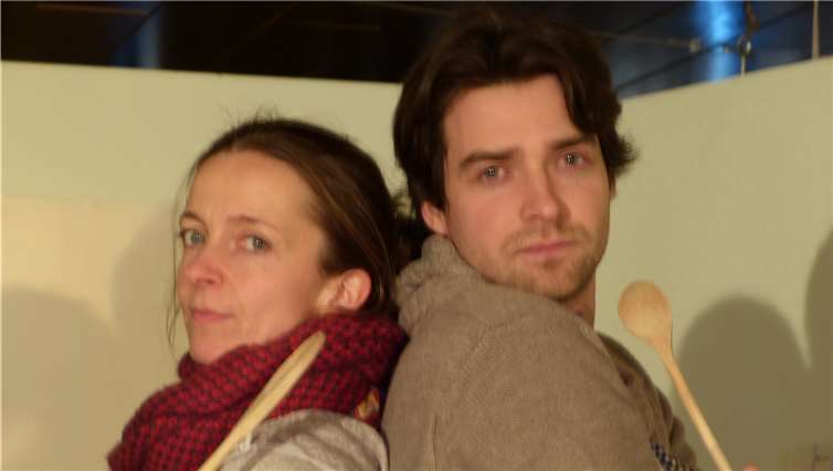 Julia Specht und Dominik Brünnig spielten ihre Rollen sehr authentisch. privat