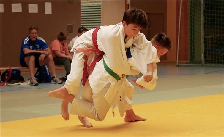 Julian Herzog in seinem Kampf.