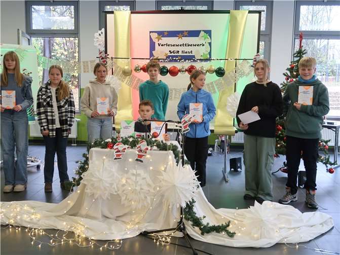 Julian Unruh (Mitte) und die anderen Konkurrenten.  Foto: Claudia Spittel, Peggy Rosenbrock