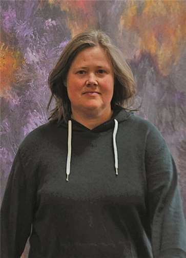 Juliane Gottwald in ihrem Atelier.privat