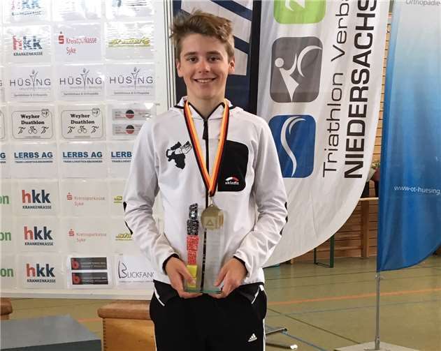 Julius Laudagé ist stolzer Deutscher Vizemeister im Duathlon.
