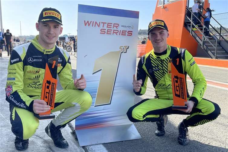 Jung, schnell, erfolgreich: Enrico Förderer beeindruckt in der GT Winter Series. Foto: Gedlich Racing