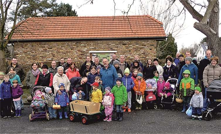 Traditionelles Ostereiersuchen 