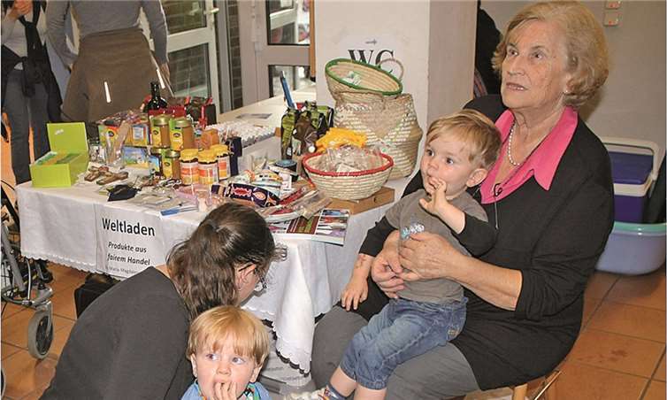 Jung und Alt hatten Spaß beim Dorffest. Privat