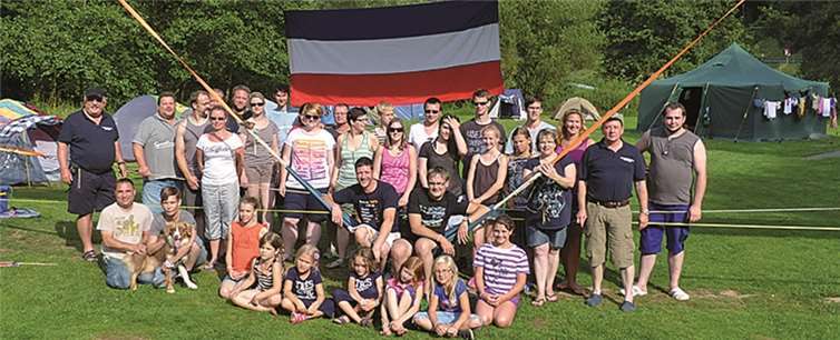 Jung und Alt kamen beim Zeltlager voll auf ihre Kosten. privat